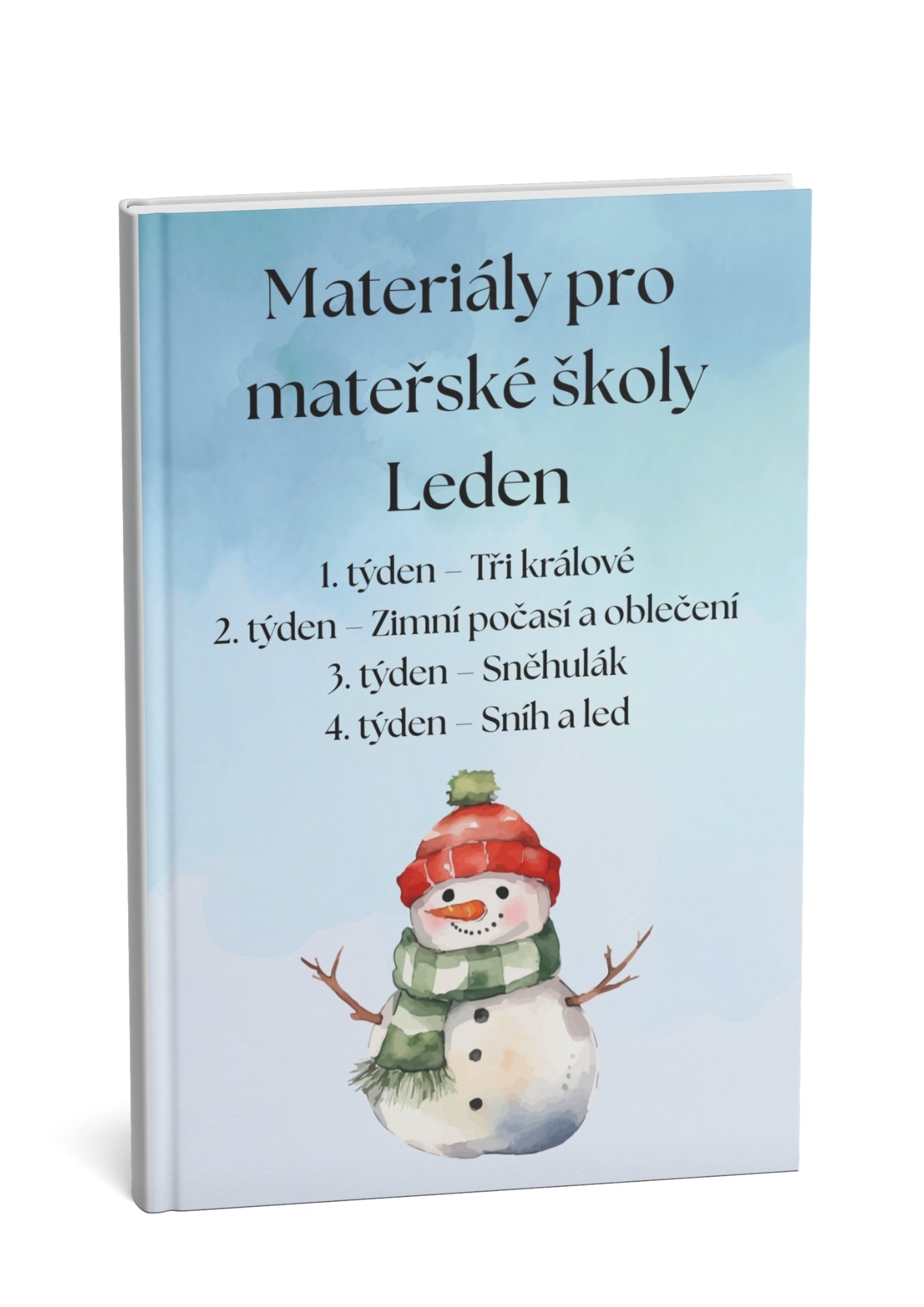 Materiály pro mateřské školy: Leden